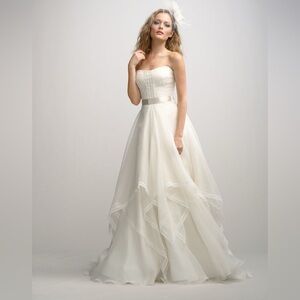 Watters Odette Wedding Dress with Rosa Clara Bolero